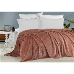 Плед KARVEN Super Soft MELINDA 200*220 п/э евро Р 942 сухая роза (Акция).