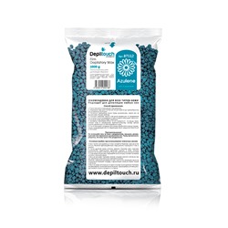 Воск для депиляции пленочный Азуленовый, 1000 гр, бренд - Depiltouch Professional