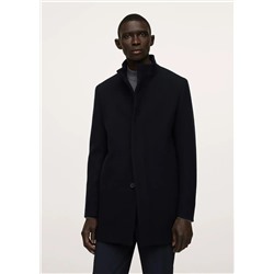 Abrigo lana termorregulador -  Hombre | MANGO OUTLET España