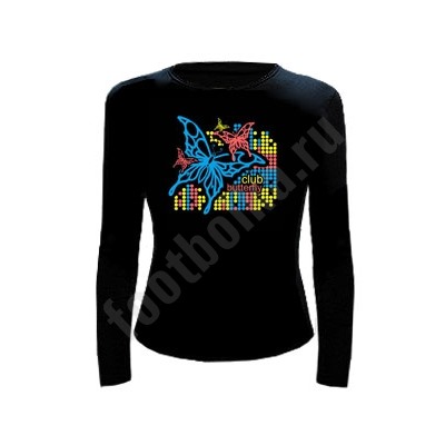 Футболка длин.рукав "Club Butterfly"