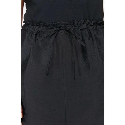 Black A -Line Plaving Dress TBBSS24AH00023