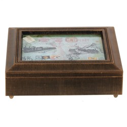 Шкатулка музыкальная, L20 W15 H7 см
