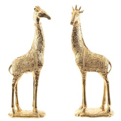 Фигурка декоративная "Жираф", L13 W6,5 H35,5 см, 2в.