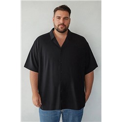 Черная обычная подгонка Apaş Yaka 100 %Viscose Summer Summer Lumm