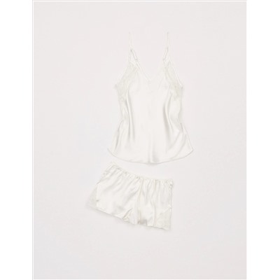 Ekru Satin 4 Piece Dowry Set