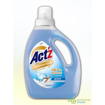 Концентр гель "Act’z Premium Gel" для стирки в машинах с вертик и горизонт загрузкой аром мяты 2,7 л