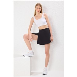 Черная чистка мягкая ткань 2 слоя короткая скольжения Sport Sport Sport Swork Thmss25sr00003