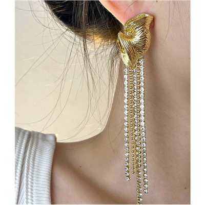 Серьги длинные на гвоздиках арт. 13 3858 (id 277284)