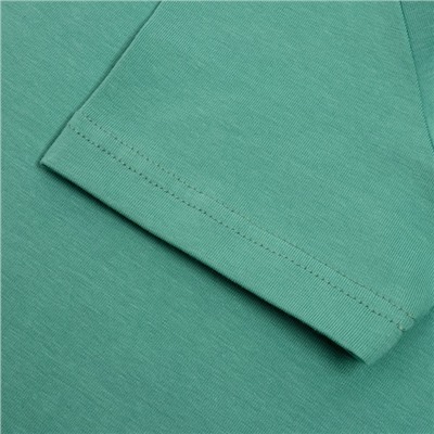 Футболка женская с вырезом лодочка MINAKU SLIM FIT: цвет оливковый, р-р 44