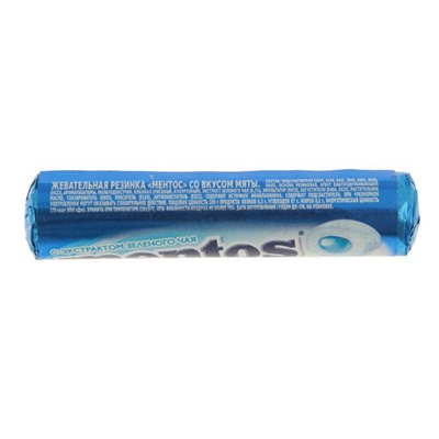 Жевательная резинка Mentos жидкий центр Мята ролл, 15.5 г