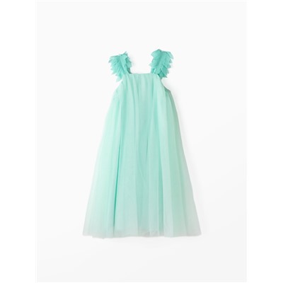 Платье для девочки MINAKU: PartyDress, мятное, рост 122 см