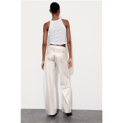 JEANS LOOSE TRF FOIL TIRO MEDIO