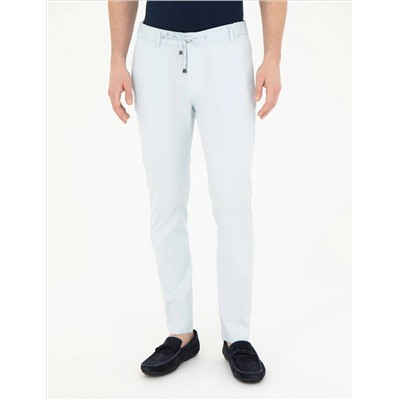 Blue Slim Fit Canvas Брюки