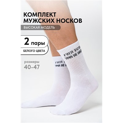 Носки мужские Гугл (набор 2 пары)