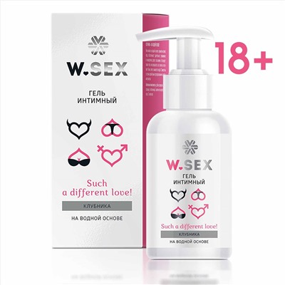 Гель интимный на водной основе (клубника) - Sex Wellness 100мл