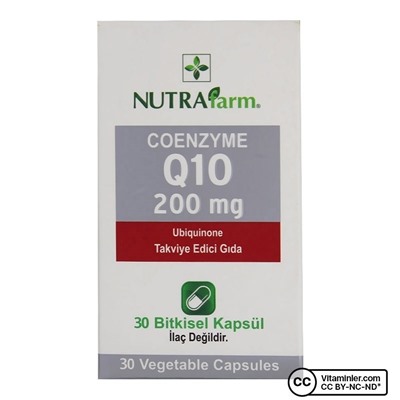 Nutrafarm Коэнзим Q10 200 мг убихинона 30 капсул