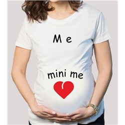 Футболка для беременных "Me, mini Me"