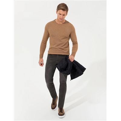 Верблюд меландж Slim Fit Велосипед