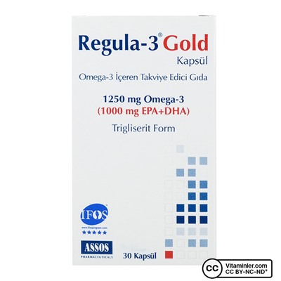 Assos Regula-3 Gold Omega-3 1250 мг 30 капсул
