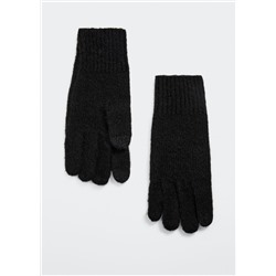 Guantes canalé punto -  Mujer | MANGO OUTLET España