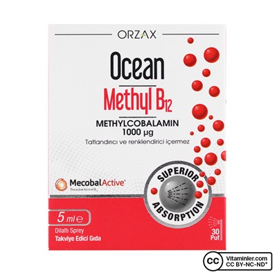 Ocean Methyl B12 1000 мкг 5 мл спрей