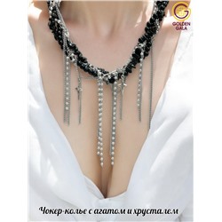 Чокер-колье на шею многослойный Арт ЧО/010
