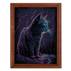POSV-0288 Постер в рамке 17x23см Кот