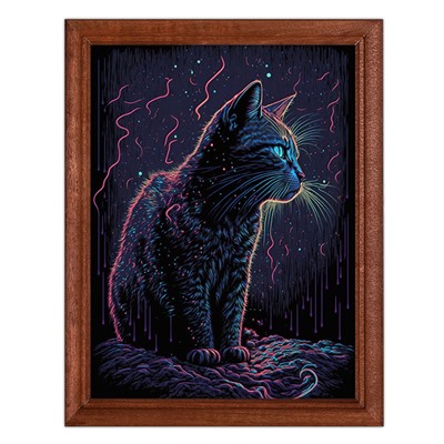 POSV-0288 Постер в рамке 17x23см Кот