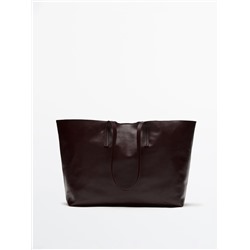 Bolso shopper piel napa