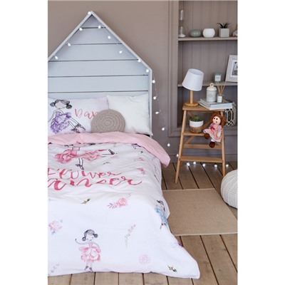Постельное бельё «Этель» 1.5 сп Flower dancer 143х215 см, 150х214 см, 50х70 см -1 шт,100% хлопок, бязь