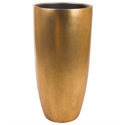 Кашпо Nobilis Marco "Pa-gold Vase" (полистоун), D41хH86 см, с тех.горшком