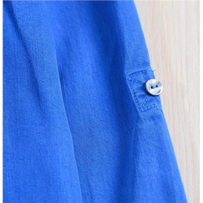 Рубашка Tencel Smooth Lapel с застежкой на пуговицы