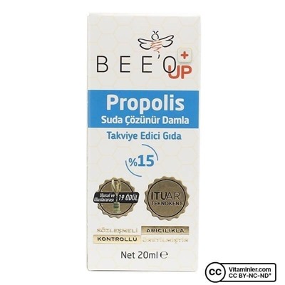 Bee'o UP ​​Водорастворимые капли прополиса 20 мл