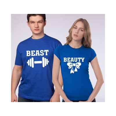 Парные футболки "Beast and Beauty"