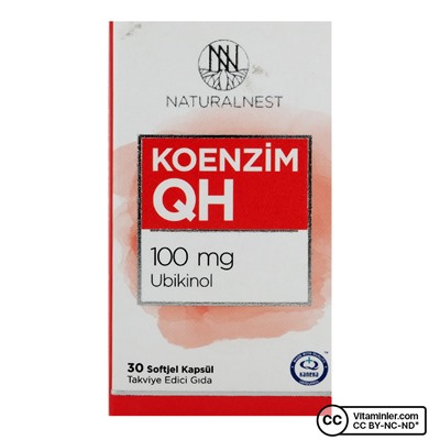 NaturalNest Коэнзим QH 100 мг убихинола 30 капсул