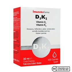 Имунекс Витамин D3 + K2 30 мл Капли