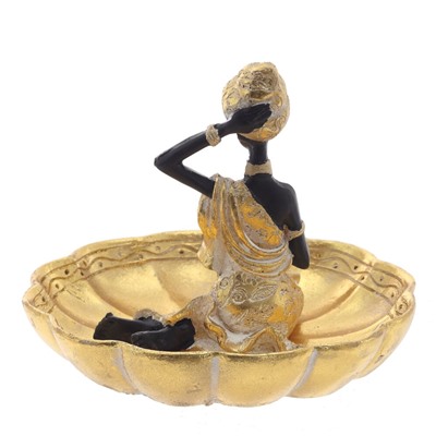 Фигурка декоративная "Африканка", L14,5 W14,5 H11,5 см
