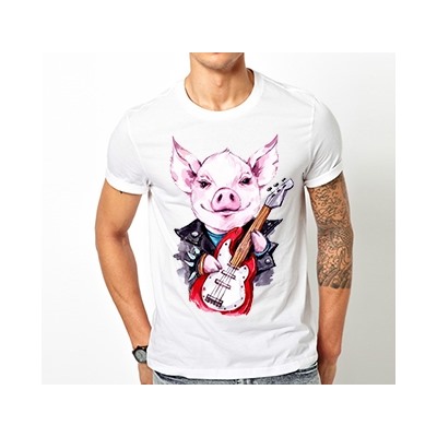 Футболка "Rocker pig"