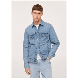 Cazadora denim lavado medio -  Hombre | MANGO OUTLET España