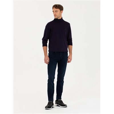 Purple Slim Fit Fisherman воротнич