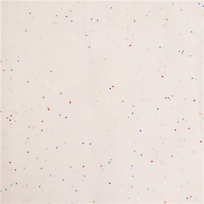 Бумага упаковочная тишью, «Конфетти», белая, 50×66 см