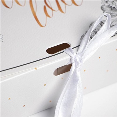 Коробка подарочная складная, упаковка, «Just for you», 20 х 18 х 5 см