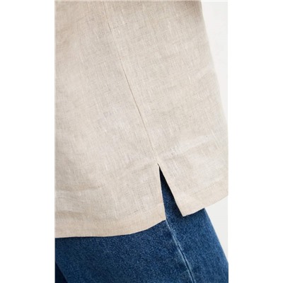 Блузка лен F112-1110 l.beige