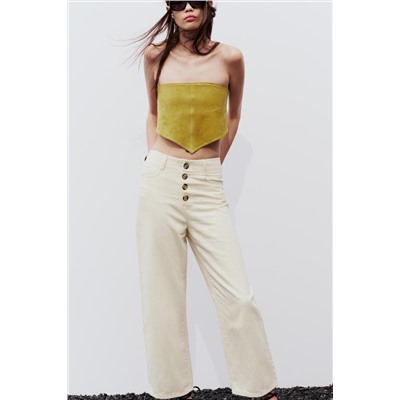 JEANS Z1975 CULOTTE TIRO ALTO BOTONES VISTA