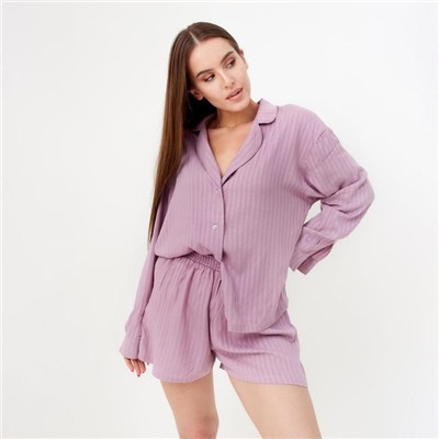 Пижама (шорты, жакет) KAFTAN, сиреневый, р.44-46
