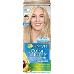 Краска для волос Garnier (Гарньер) Color Naturals Creme, тон 111 - Супер осветляющий платиновый блонд