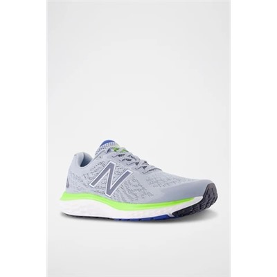 Zapatillas de running 680 Gris y verde