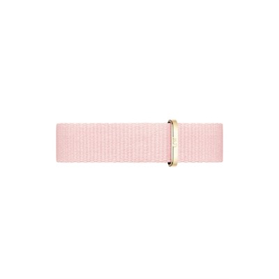 Reloj de cuarzo de tela y chapado en oro rosa Rosewater