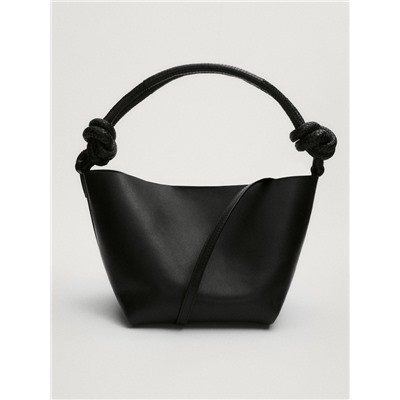 Bolso bandolera piel napa detalle nudo