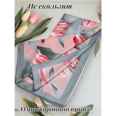 Платок шелковый "Тюльпаны" Арт 9062/1